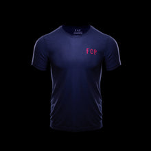 KGV T Shirt - Navy Blue/Fluoro
