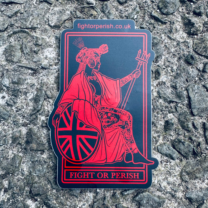 Fight or Perish Britannia '22 Sticker - Red